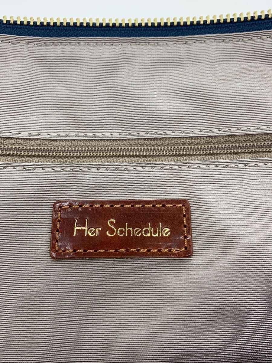 Her Schedule Tote Bag Nylon NVY 5