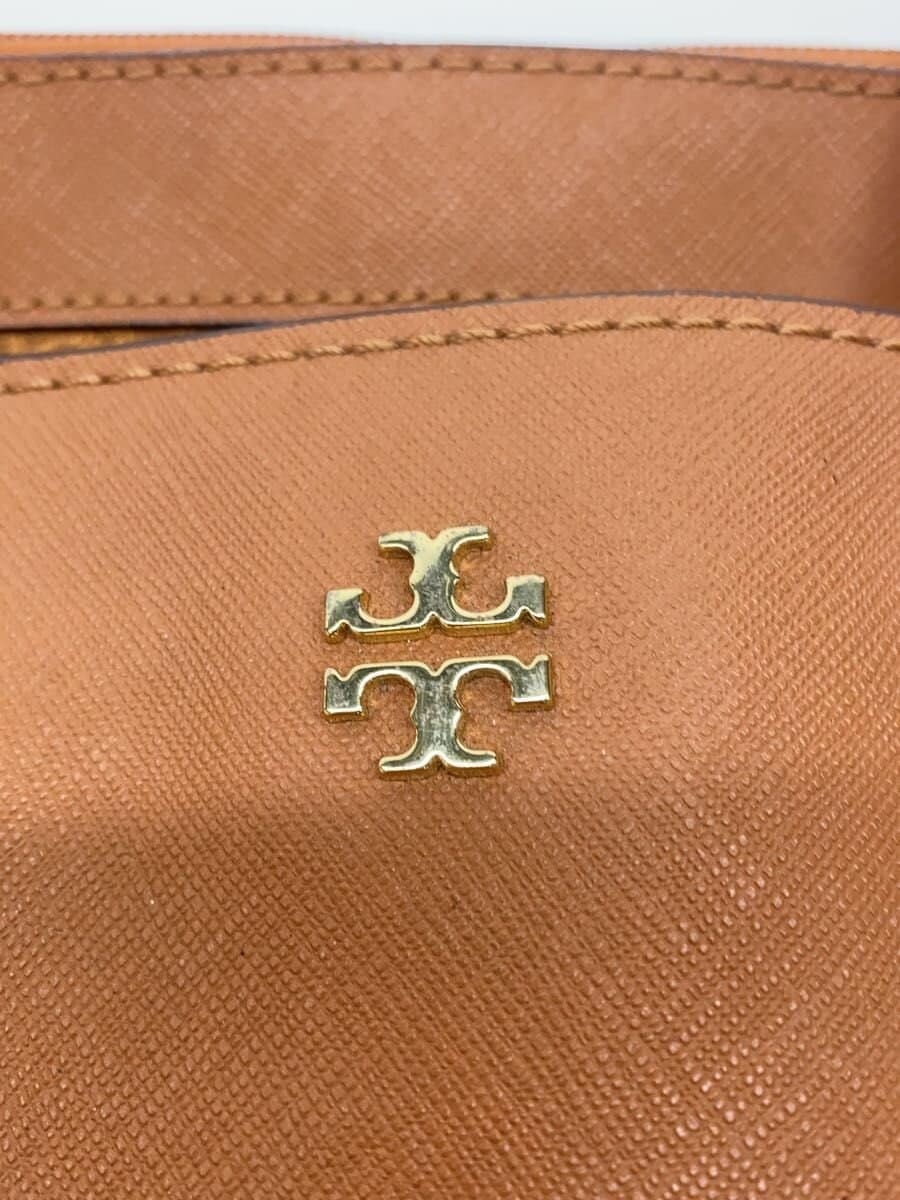 TORY BURCH Business Bag Tote Bag Leather BRW Solid Color 5