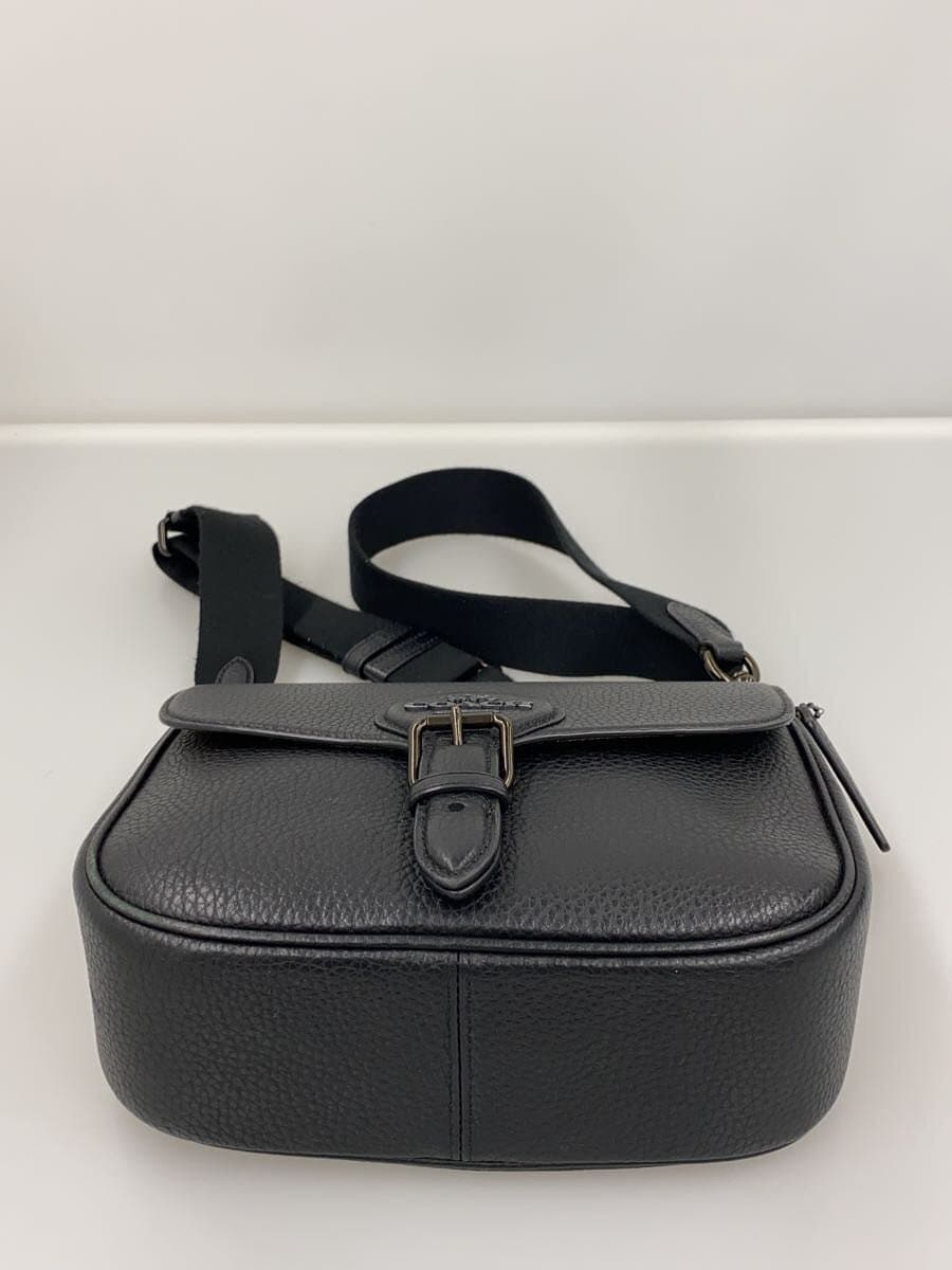 COACH Amelia Saddle Bag Shoulder Bag Leather BLK CP103 4