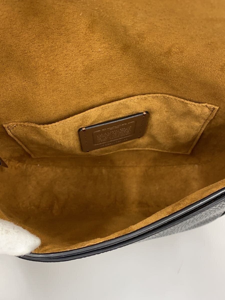 COACH Amelia Saddle Bag Shoulder Bag Leather BLK CP103 6