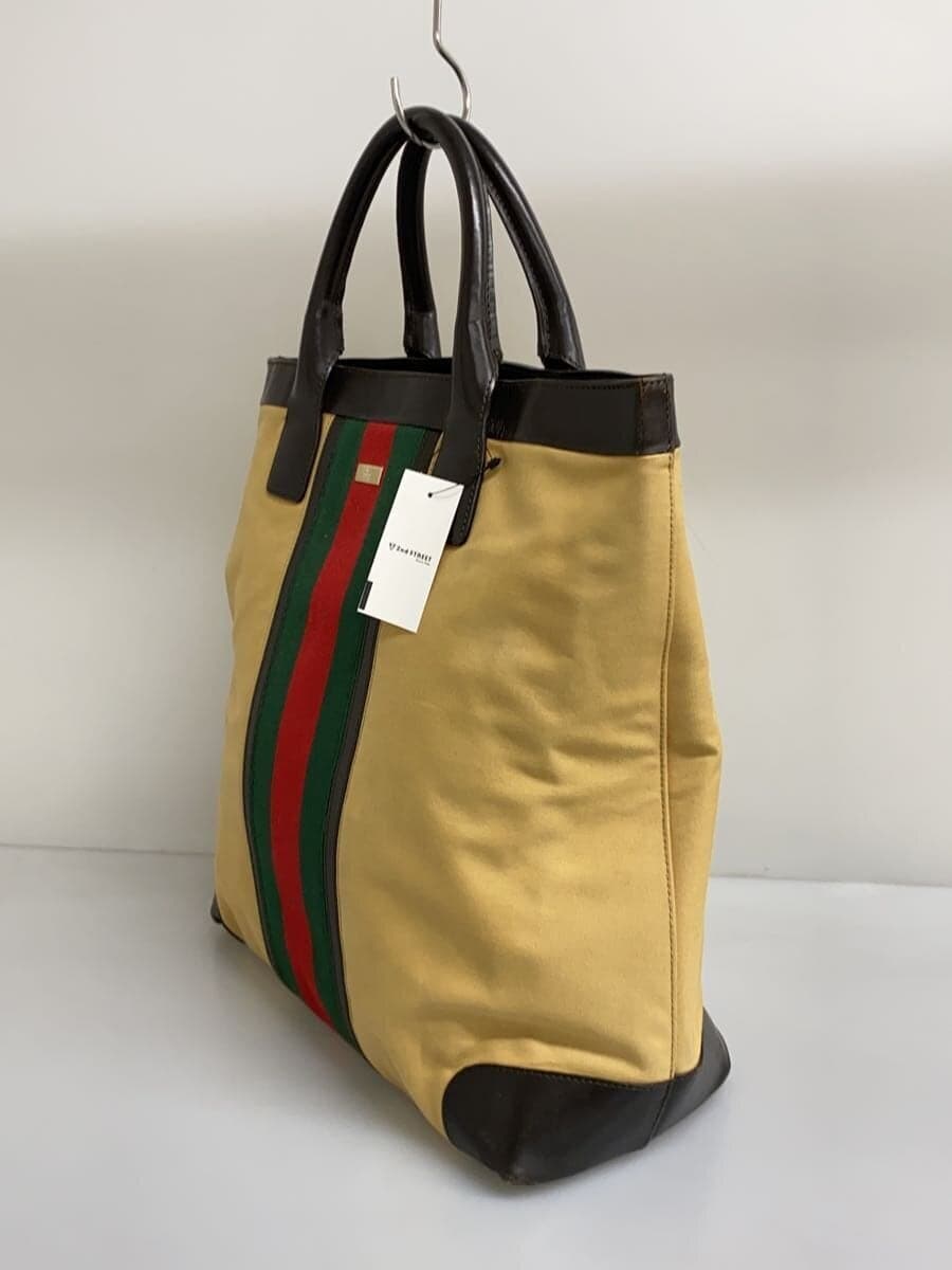 GUCCI Tote Bag Canvas IVO Solid 002 1121 2