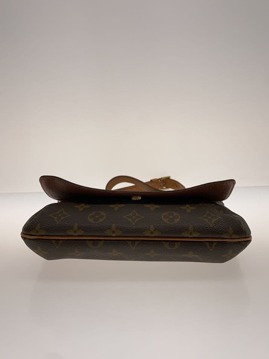 LOUIS VUITTON Musette Tango Monogram Canvas Short Shoulder PVC BRW Allover 4