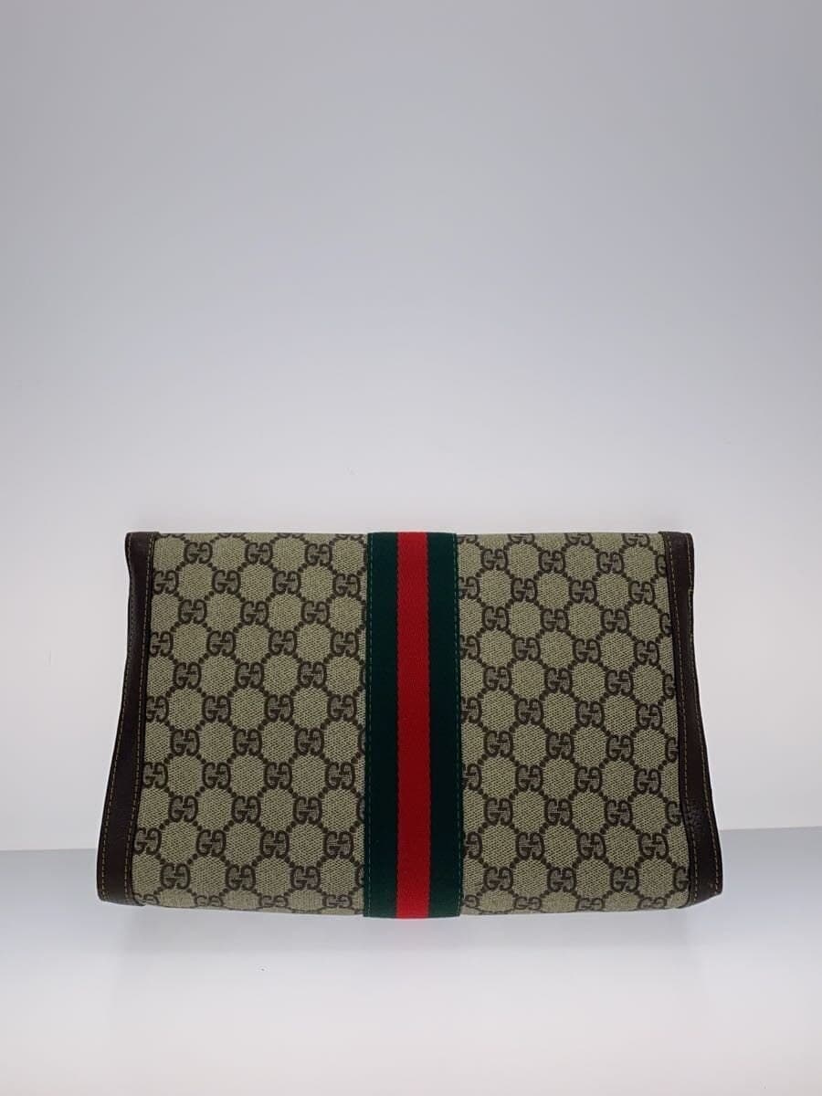 GUCCI clutch bag -- BEG all-over pattern 3