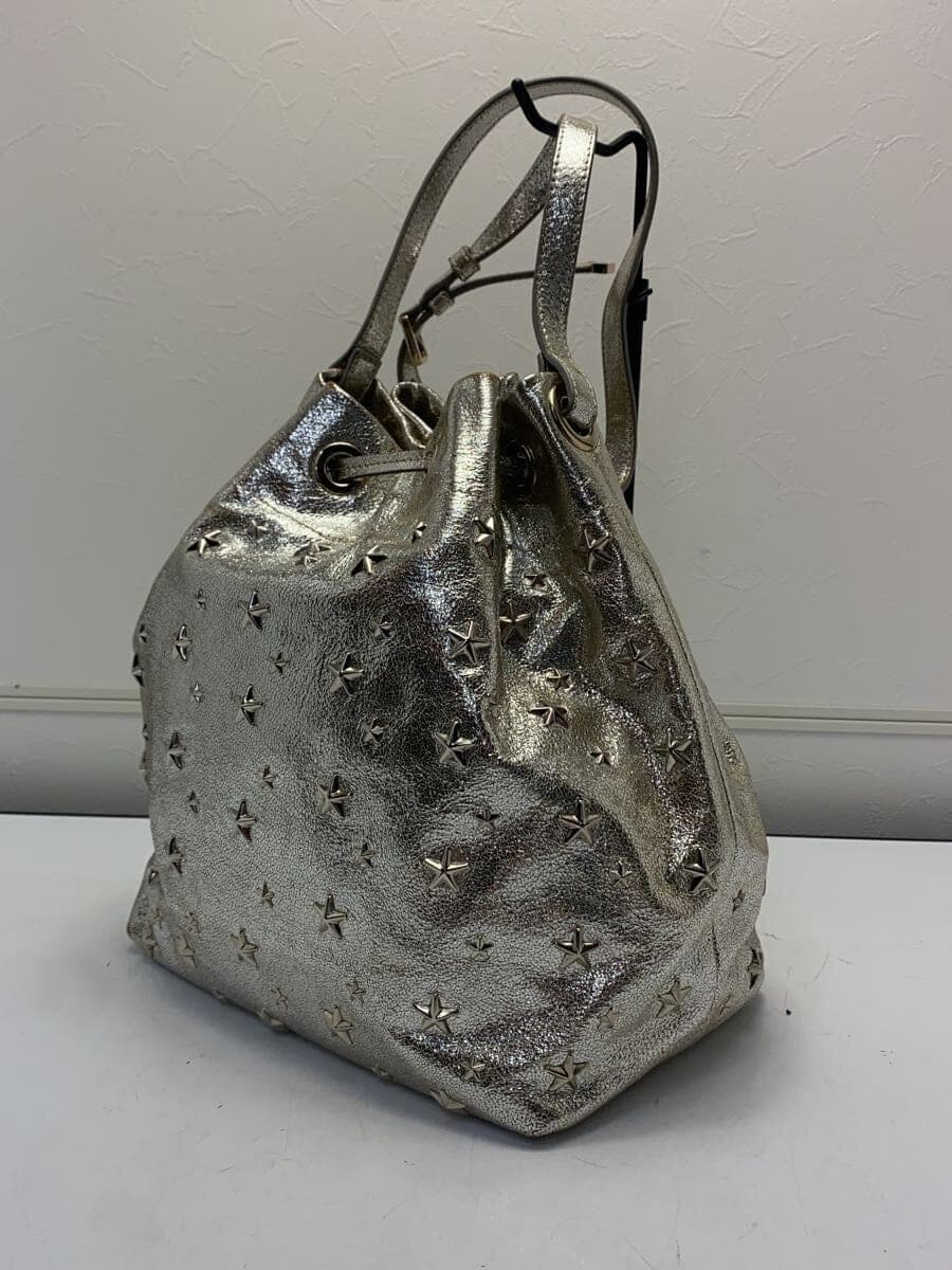 JIMMY CHOO Shoulder Bag Leather GLD 2