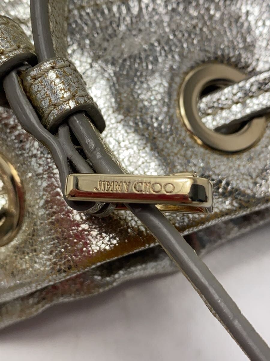 JIMMY CHOO Shoulder Bag Leather GLD 5