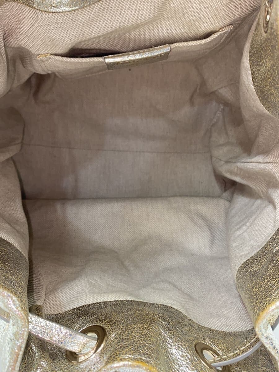 JIMMY CHOO Shoulder Bag Leather GLD 6