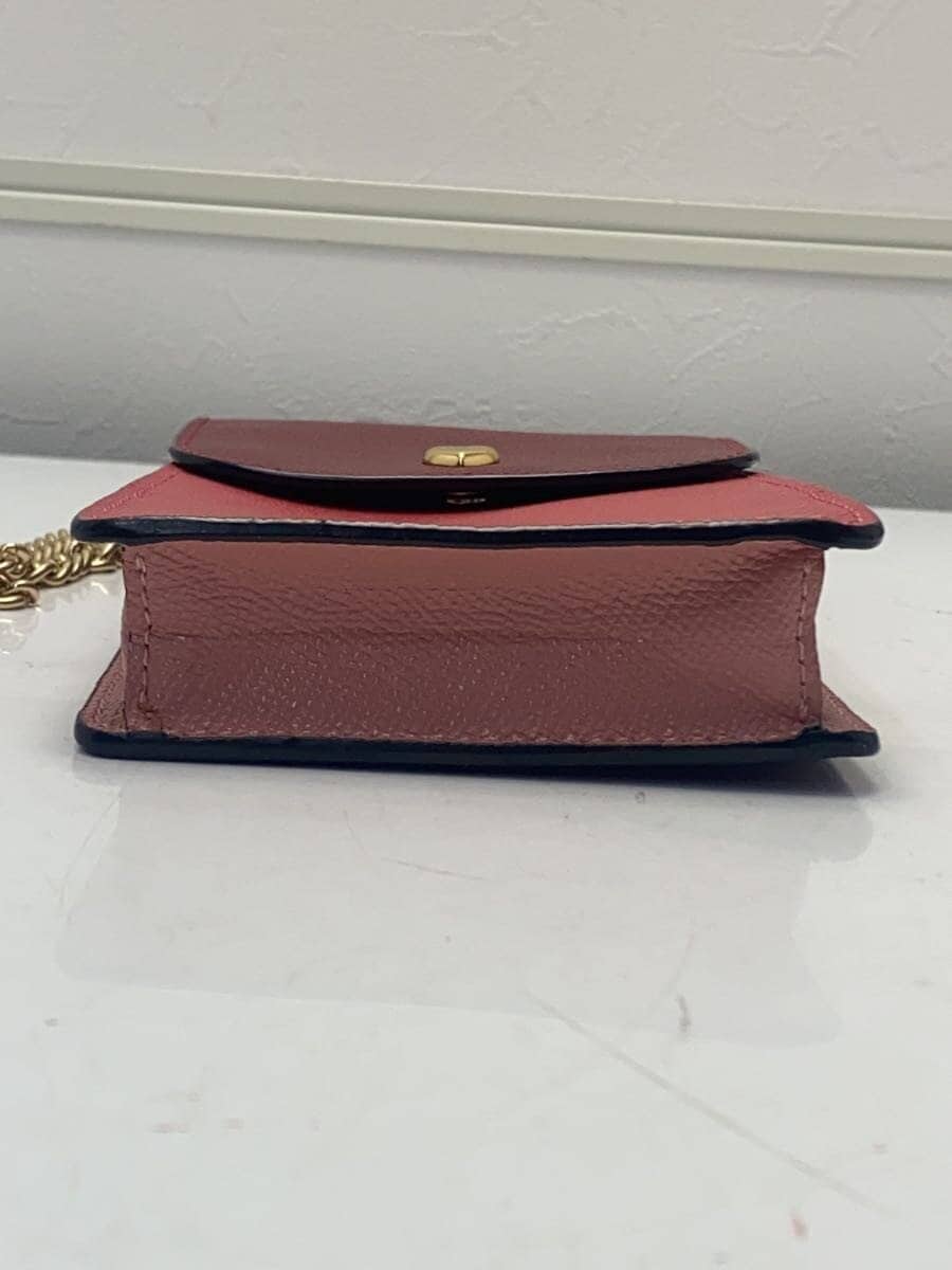 COACH Phone Crossbody Chain Shoulder Bag PNK 4