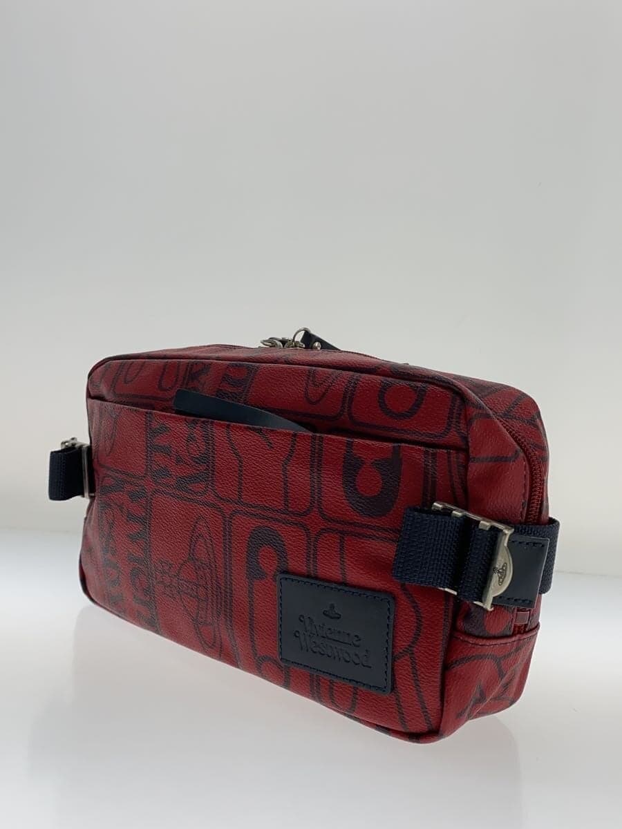 Vivienne Westwood shoulder bag PVC RED all-over pattern 2