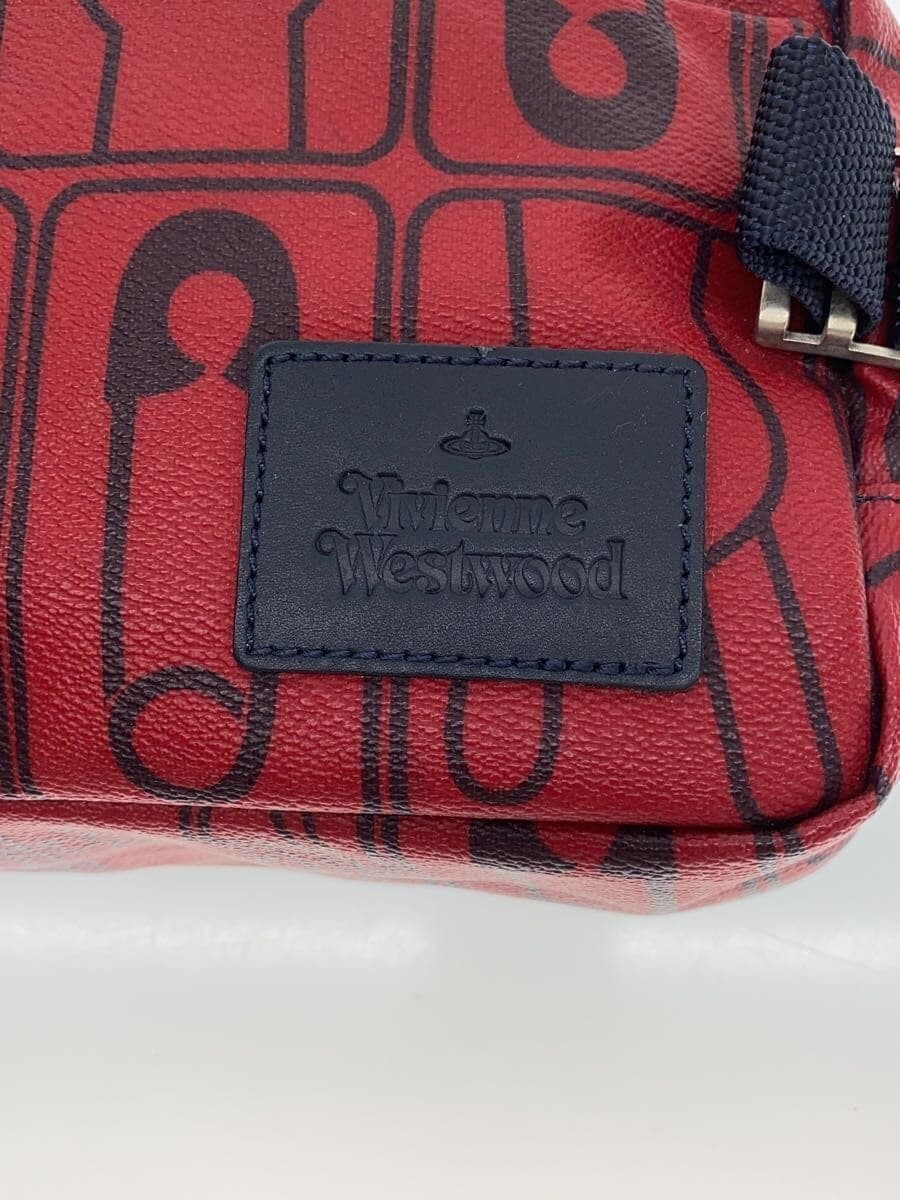 Vivienne Westwood shoulder bag PVC RED all-over pattern 5