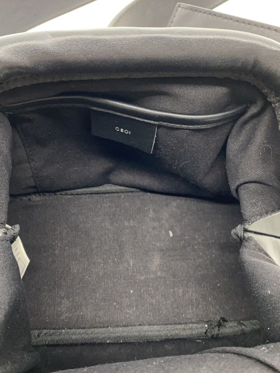 OSOI shoulder bag leather BLK 6