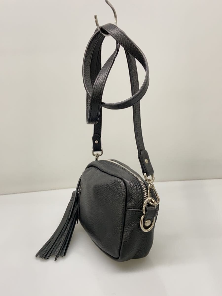 GIANNI CHIARINI Shoulder Bag Leather BLK 2