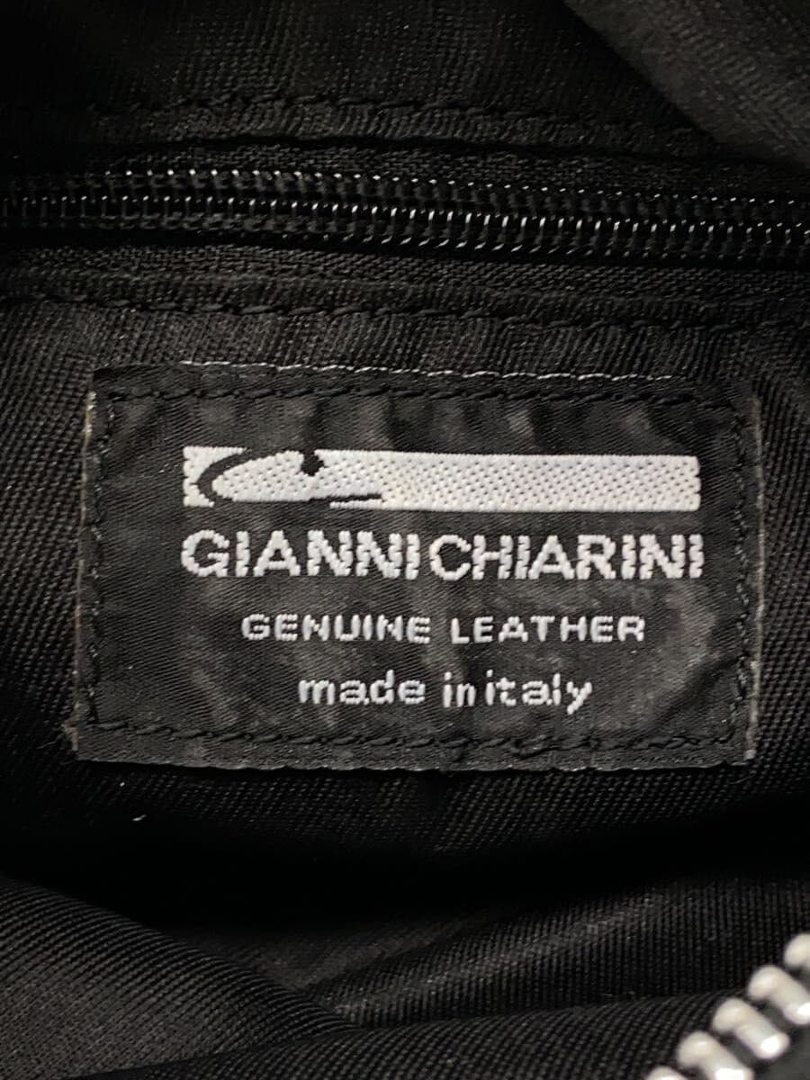 GIANNI CHIARINI Shoulder Bag Leather BLK 5