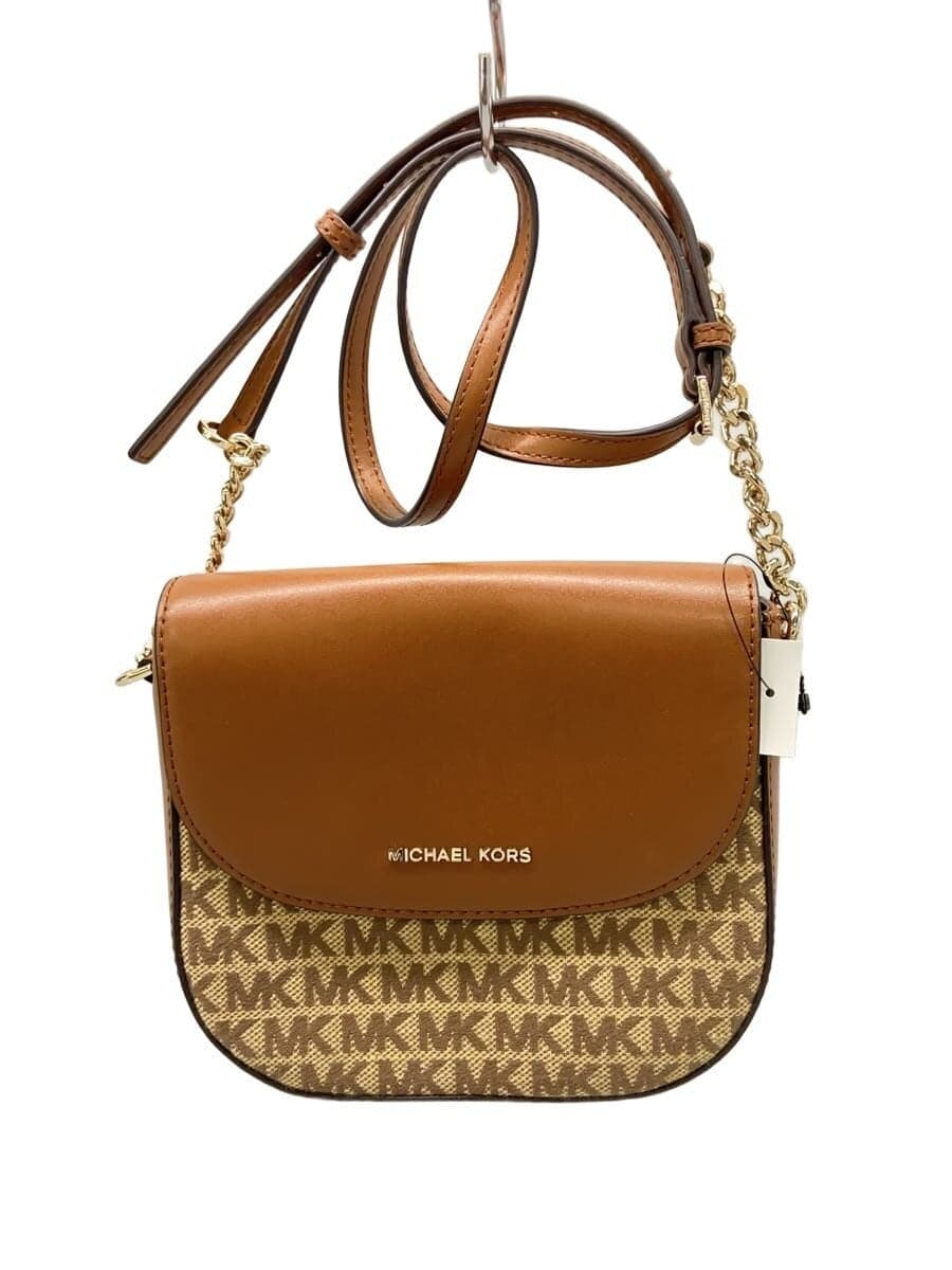 MICHAEL KORS Shoulder Bag -- BRW All-over Pattern 32T9LF5C0J
