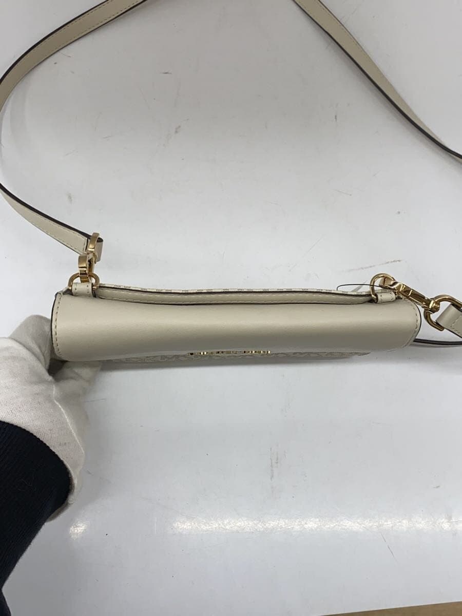 MICHAEL KORS Shoulder Bag Leather BEG All Over Pattern 4