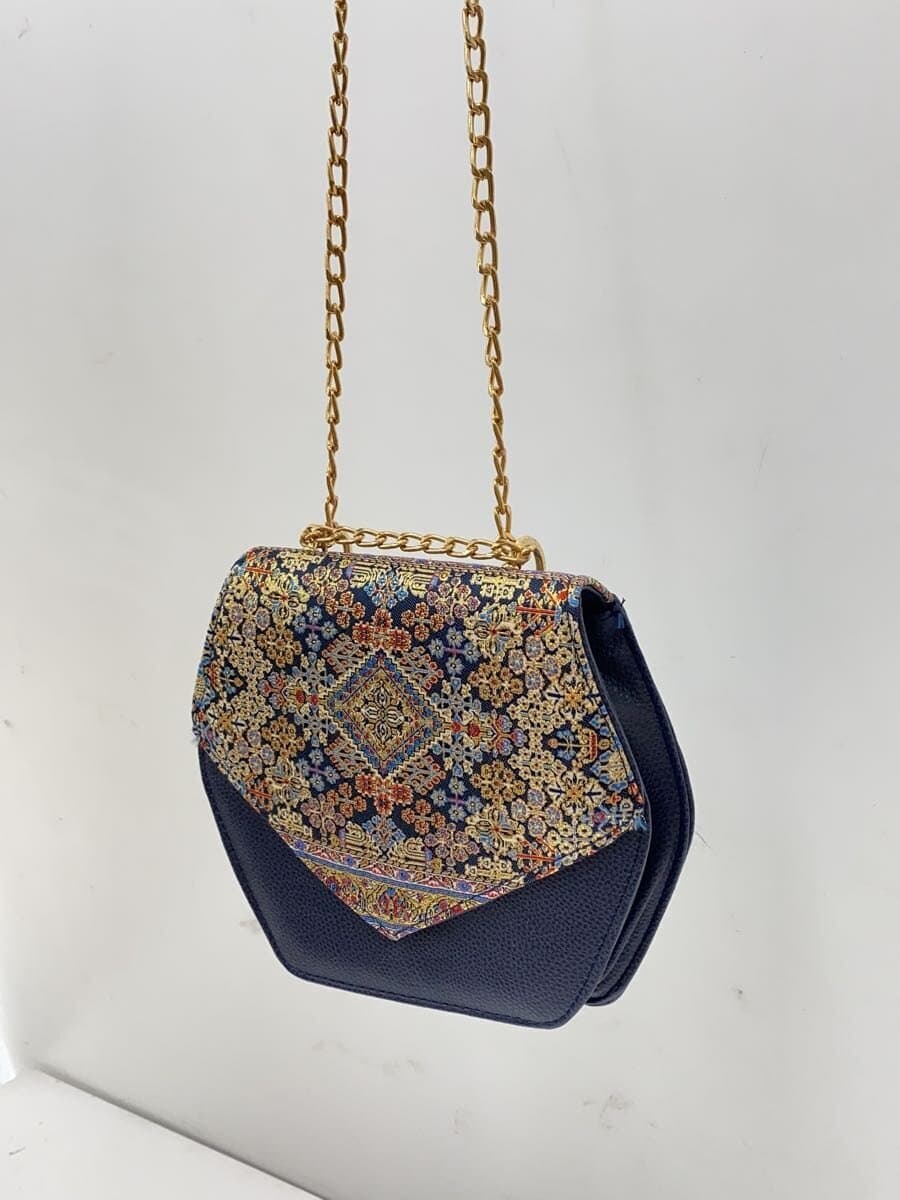 Other Brand Shoulder Bag NVY All Over Pattern 2