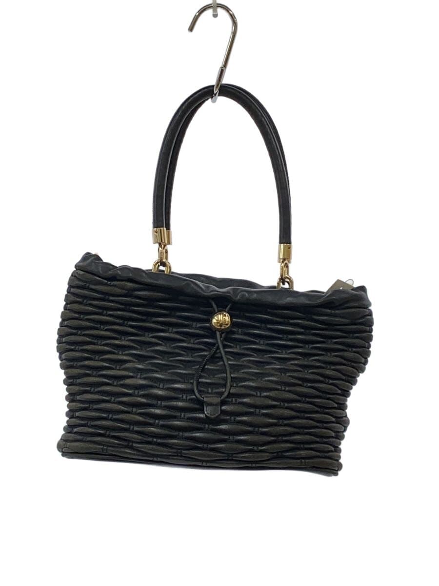 FURLA Handbag Leather BLK Solid