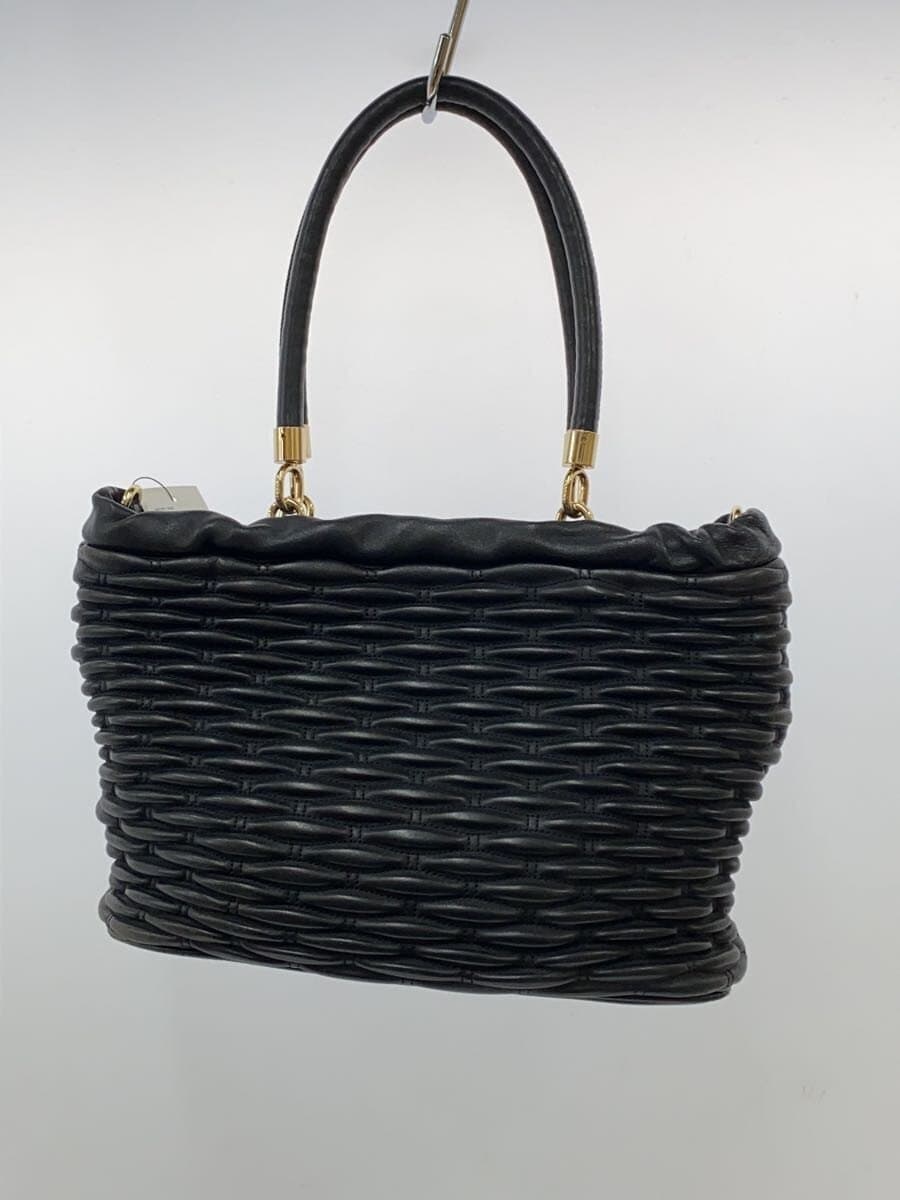 FURLA Handbag Leather BLK Solid 3