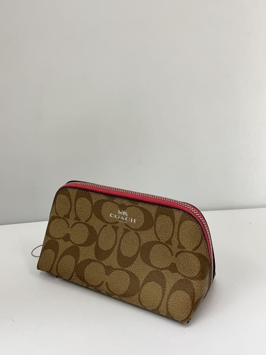 COACH Pouch PVC BEG All Over Pattern 2