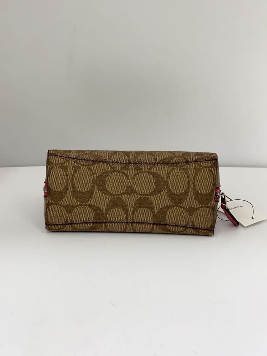COACH Pouch PVC BEG All Over Pattern 4