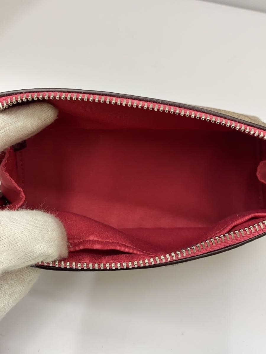 COACH Pouch PVC BEG All Over Pattern 6