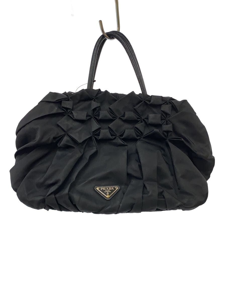 PRADA Tote Bag Nylon BLK Solid