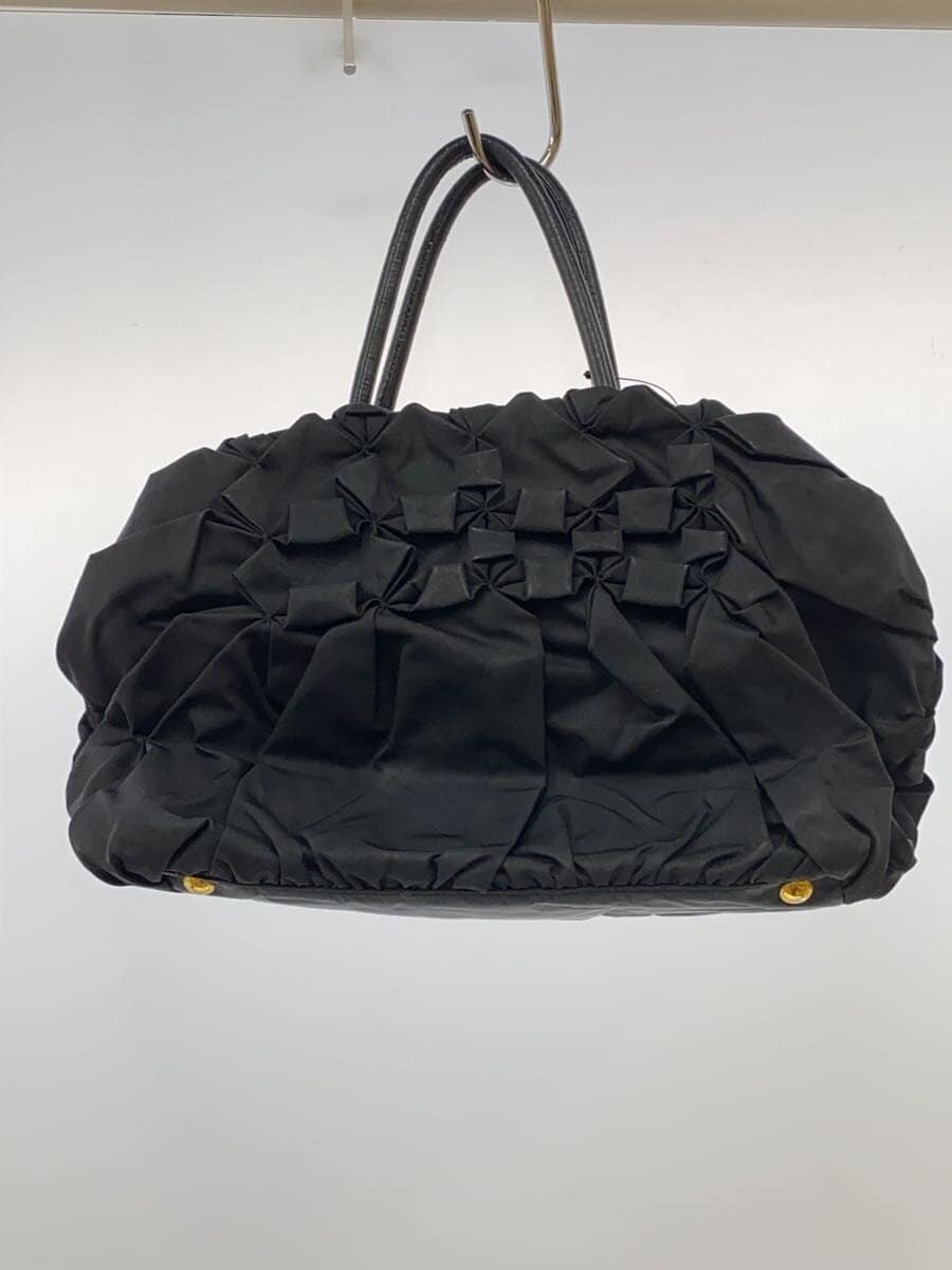 PRADA Tote Bag Nylon BLK Solid 3