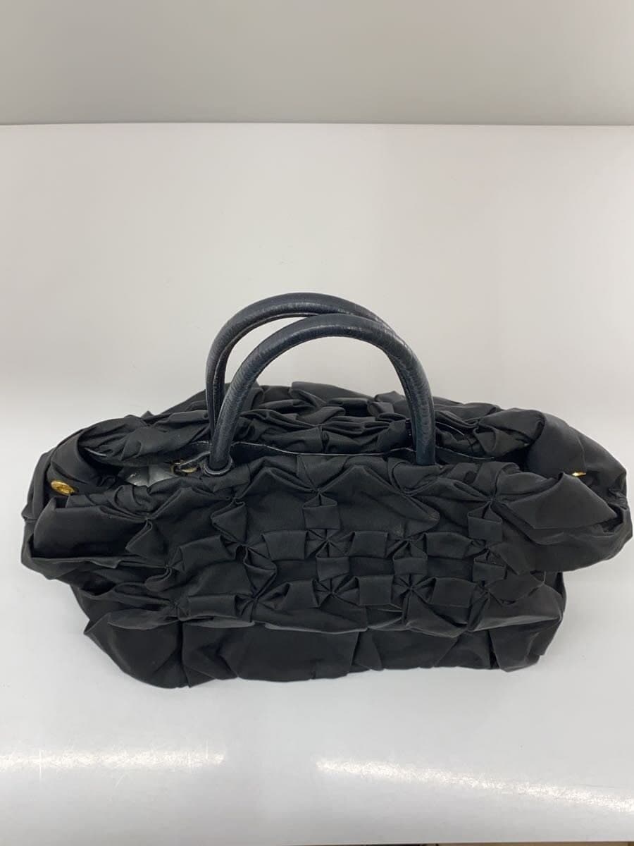 PRADA Tote Bag Nylon BLK Solid 4