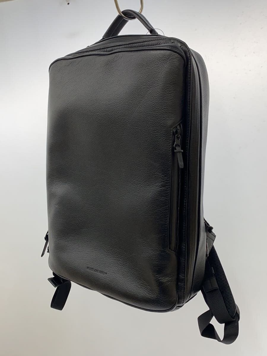 BROSKI AND SUPPLY Backpack Cowhide BLK BBOM-B1234 2