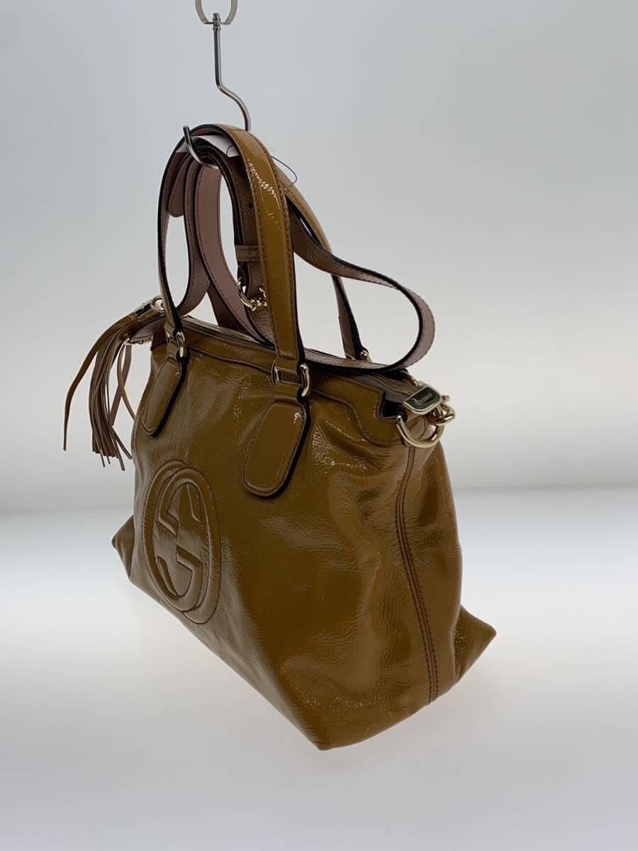 GUCCI Shoulder Bag Patent Leather CML Print 308362 493075 2