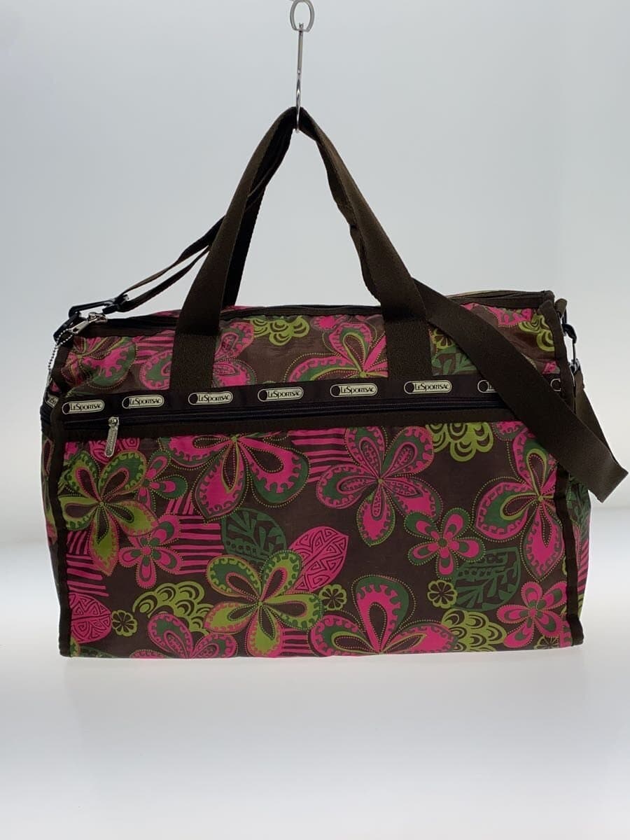 LESPORTSAC Boston Bag Nylon BRW Floral 3