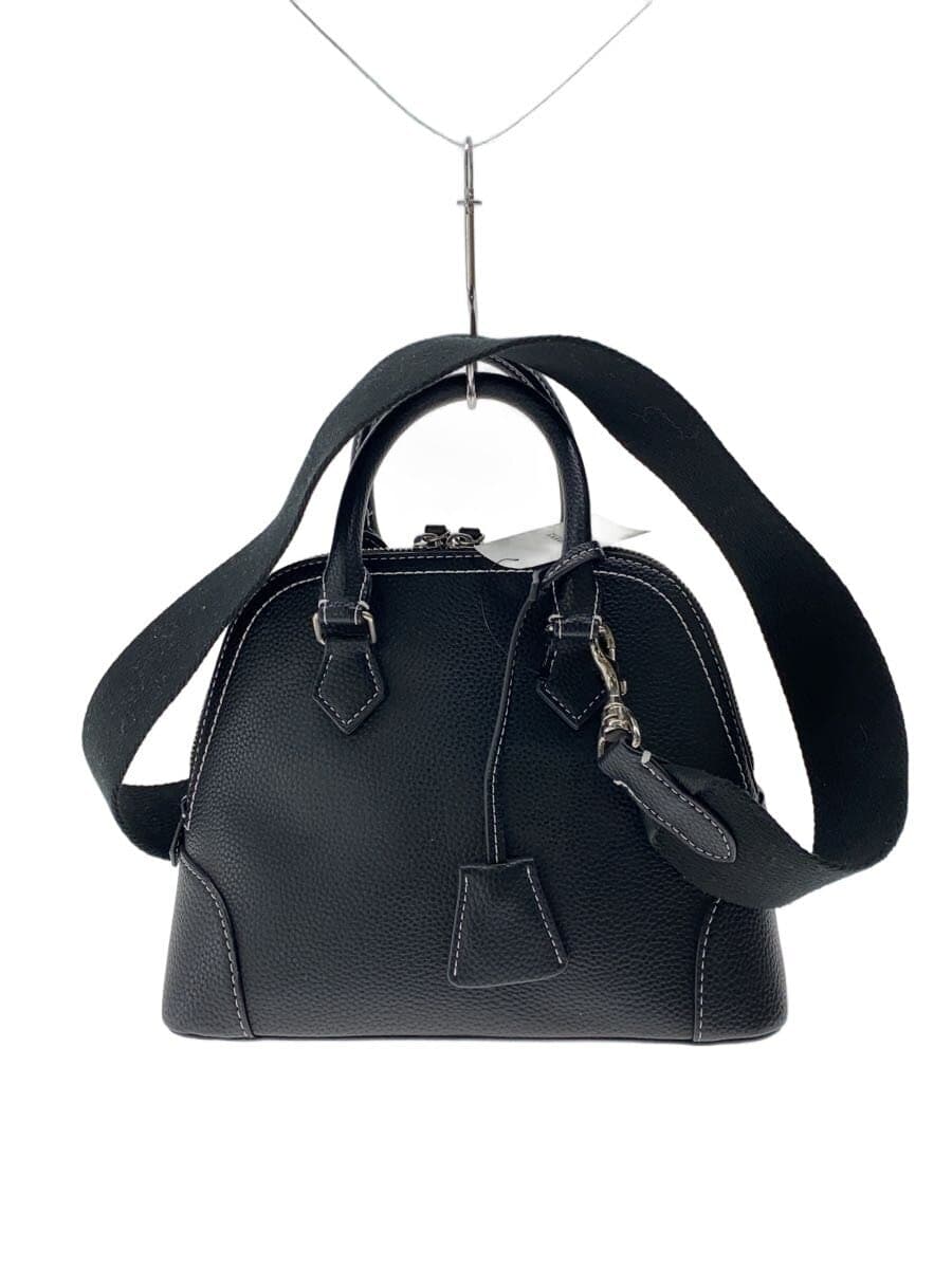 Mila Owen Shoulder Bag Leather BLK Solid