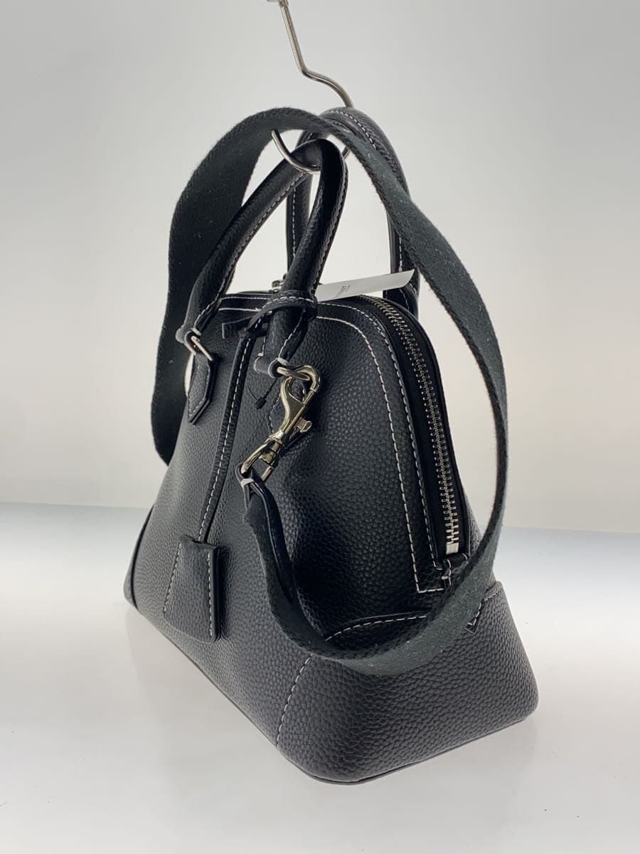 Mila Owen Shoulder Bag Leather BLK Solid 2