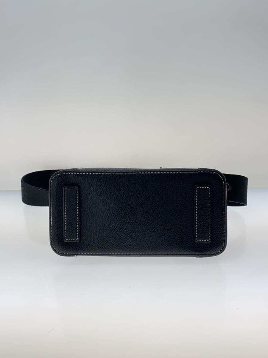 Mila Owen Shoulder Bag Leather BLK Solid 4