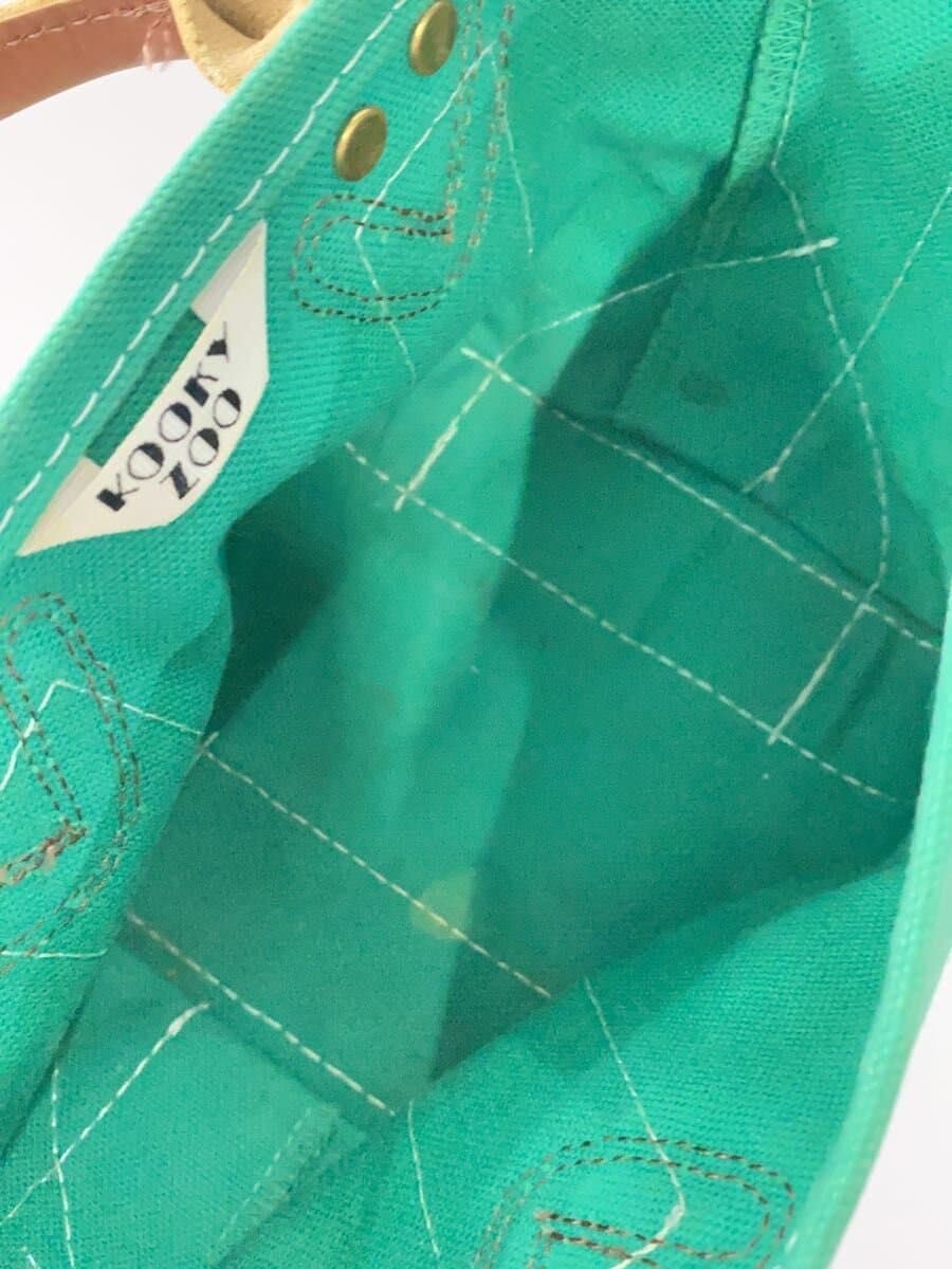 KOOKY ZOO Bag Canvas GRN Plain 6