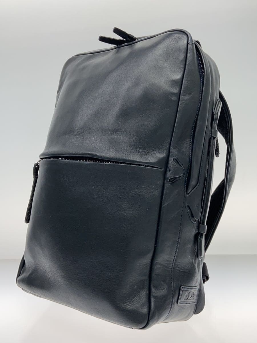 P.i.d Backpack Leather NVY Plain 2