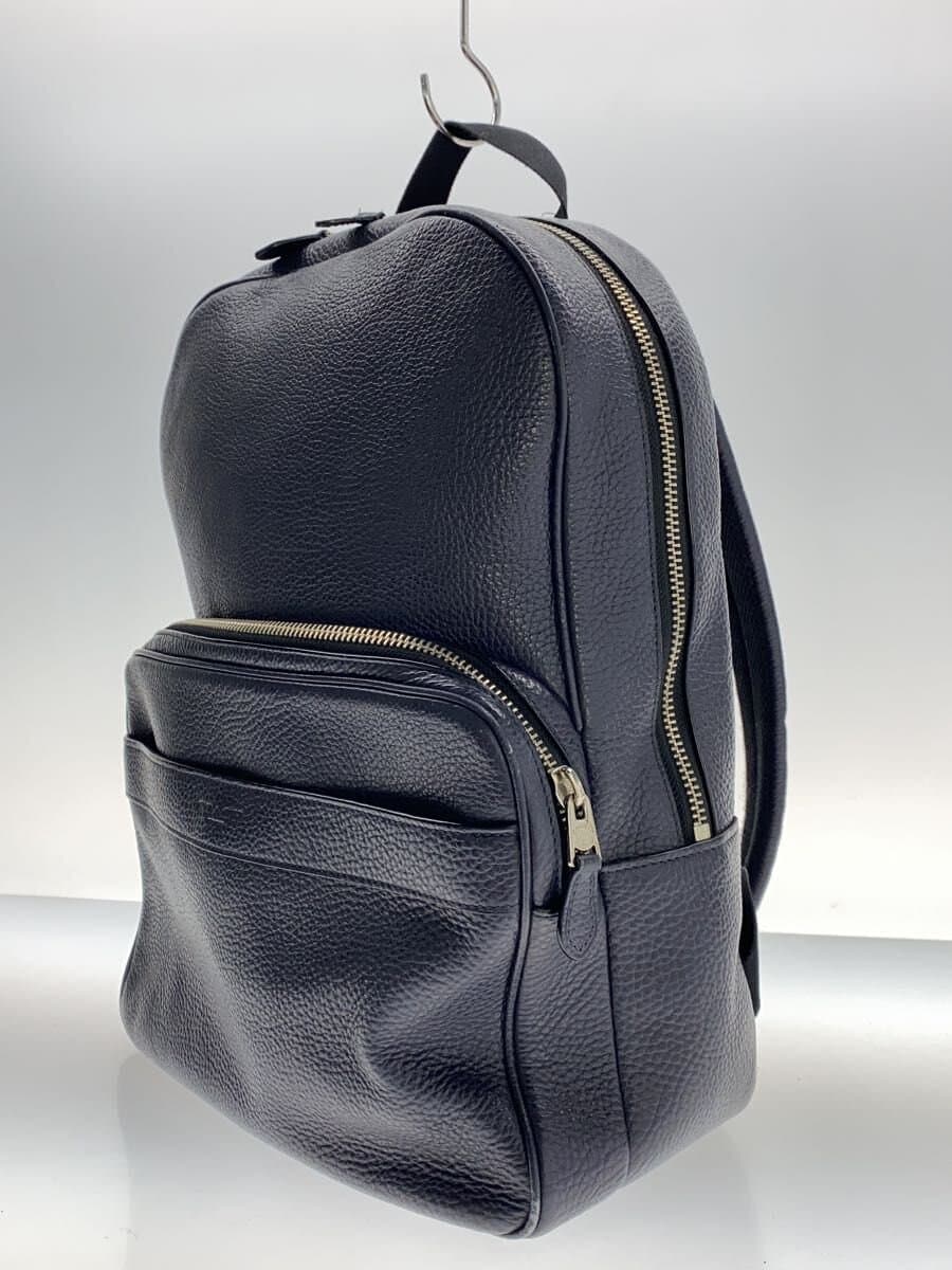 COACH Backpack Leather NVY Solid K1661-F72082 2