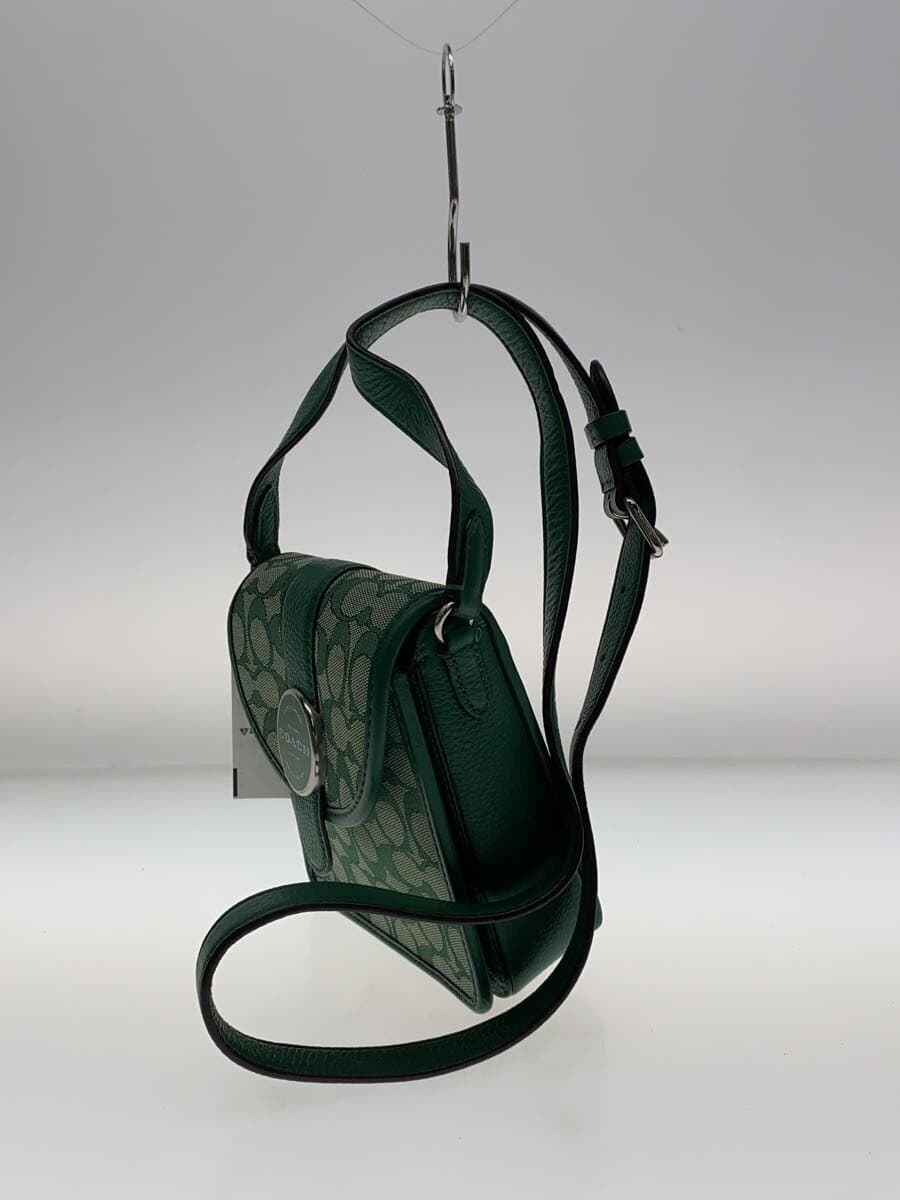 COACH South Roney Crossbody Signature Canvas GRN C8321 2