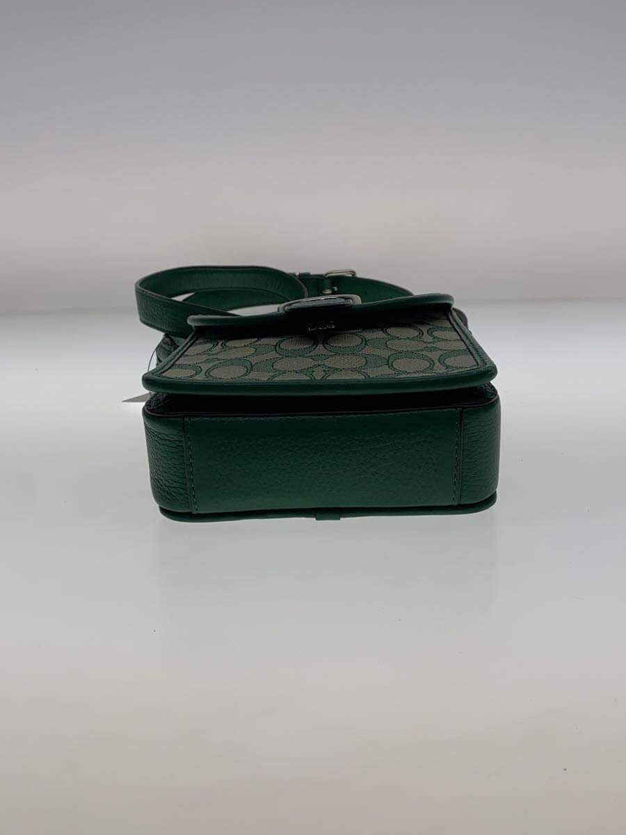 COACH South Roney Crossbody Signature Canvas GRN C8321 4