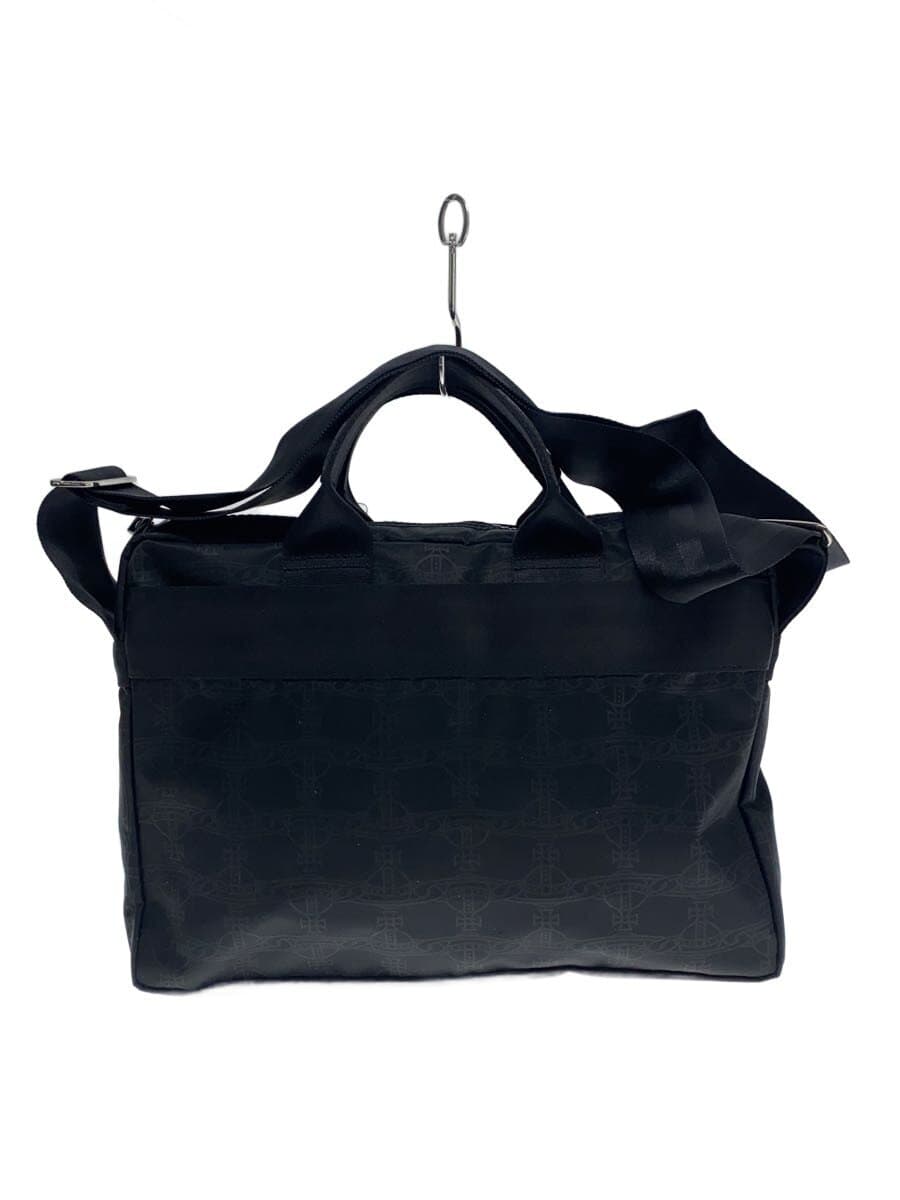 Vivienne Westwood Briefcase BLK All Over Pattern
