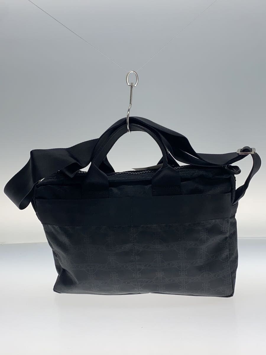Vivienne Westwood Briefcase BLK All Over Pattern 3
