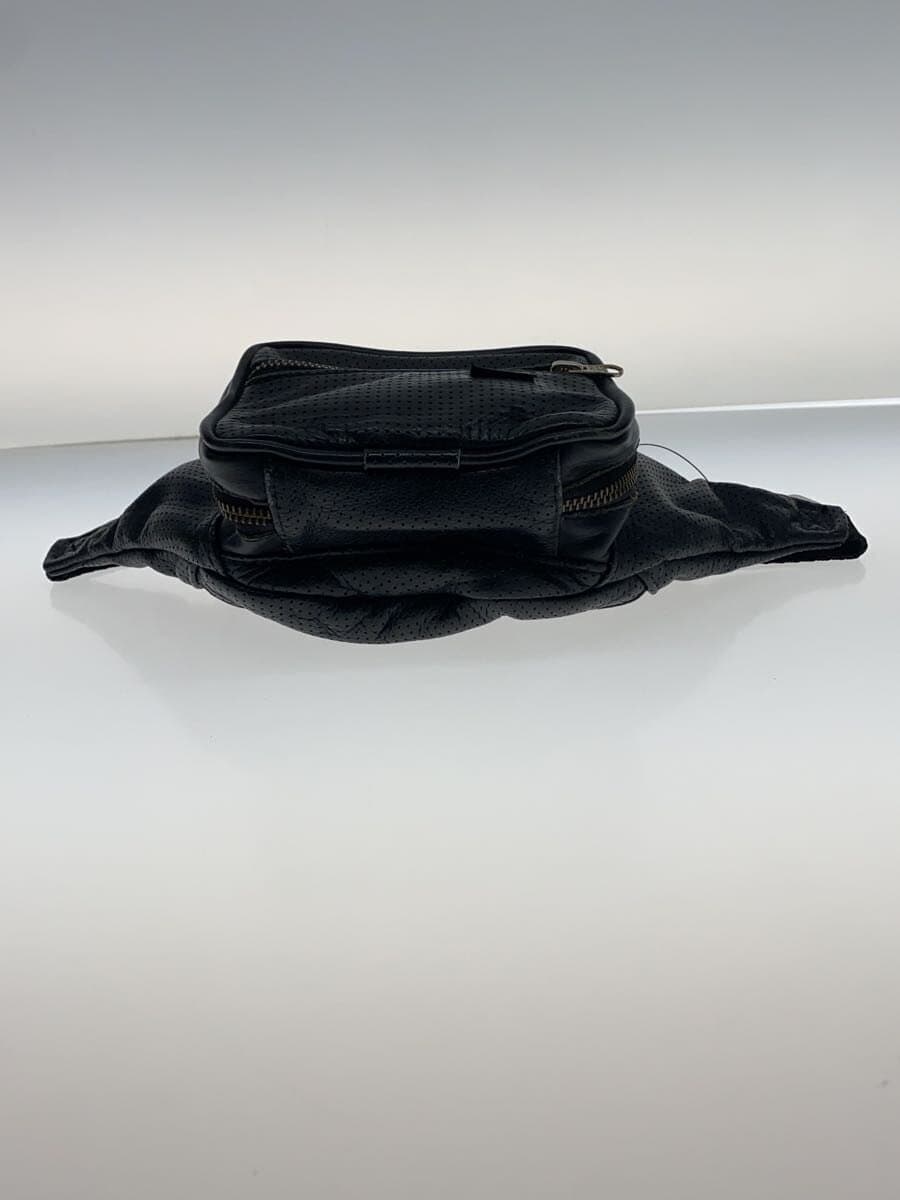 VANSON Waist Bag Leather BLK 4