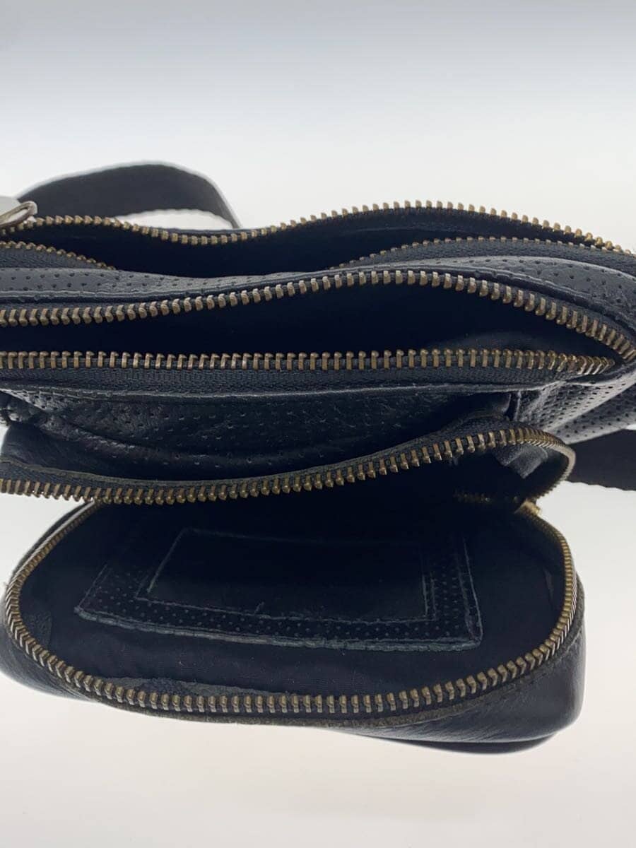 VANSON Waist Bag Leather BLK 6