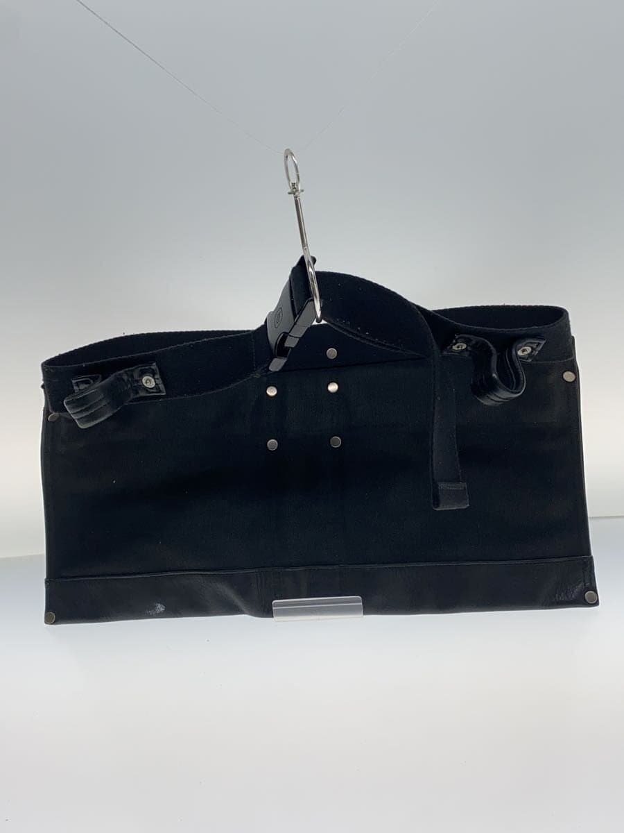 PORTER x NEIGHBORHOOD Waist Bag Leather BLK Solid 3