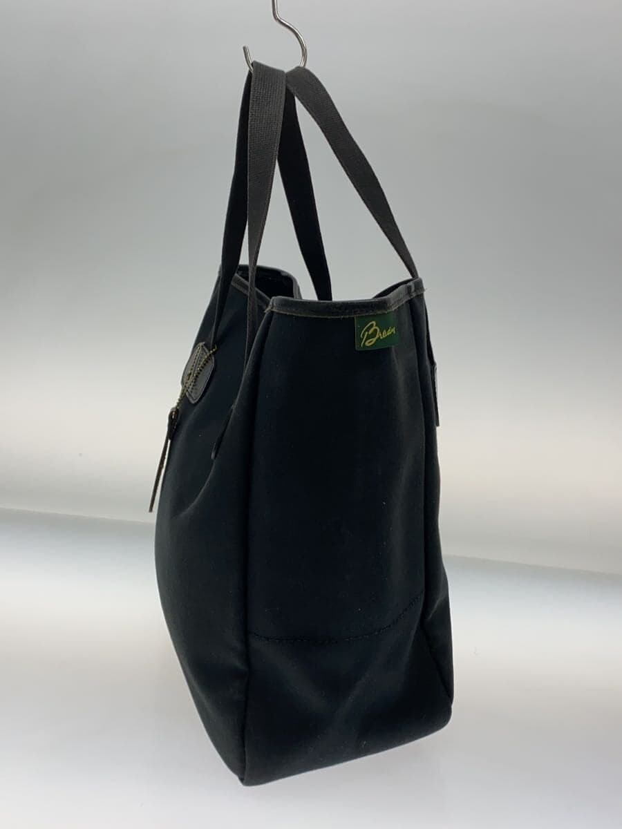 BRADY Tote Bag Canvas Black Plain 2