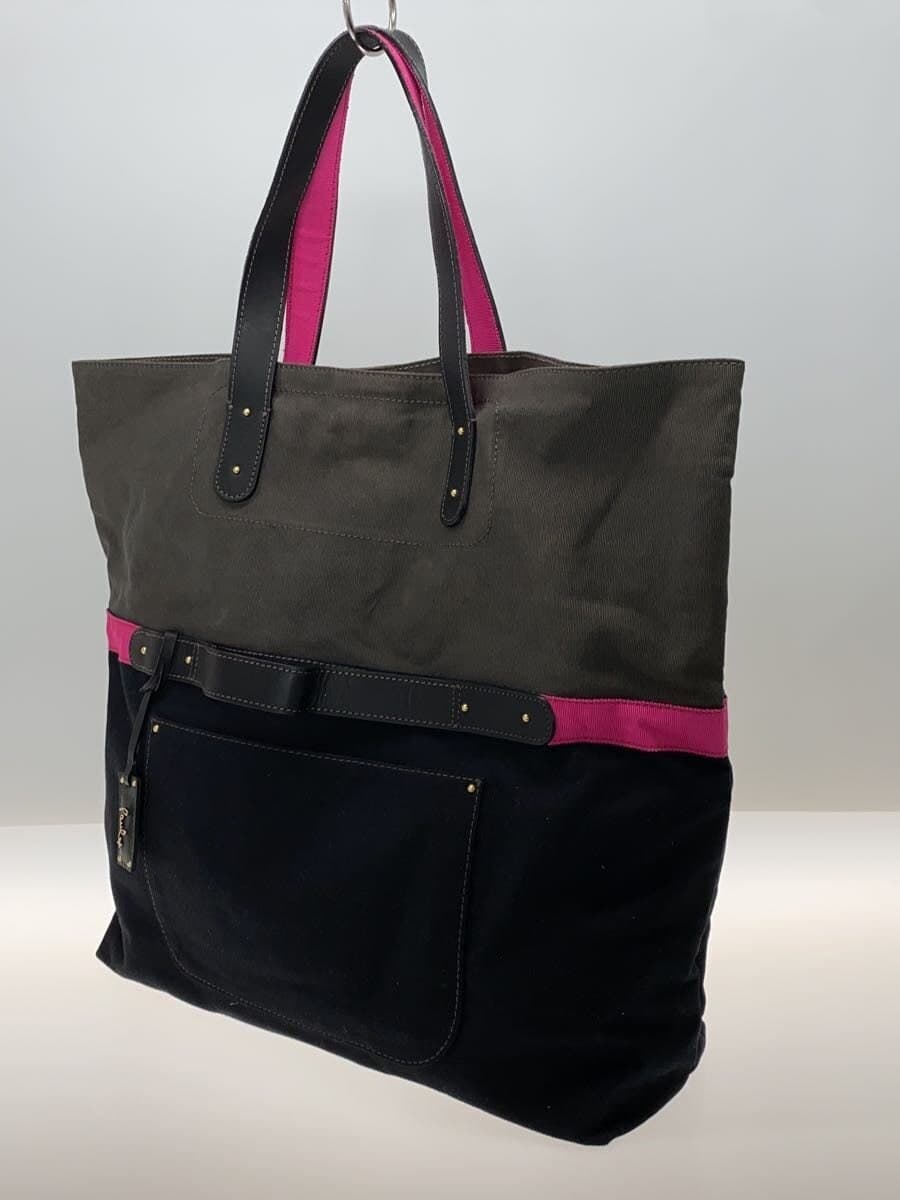 Paul Smith tote bag canvas BLK 2