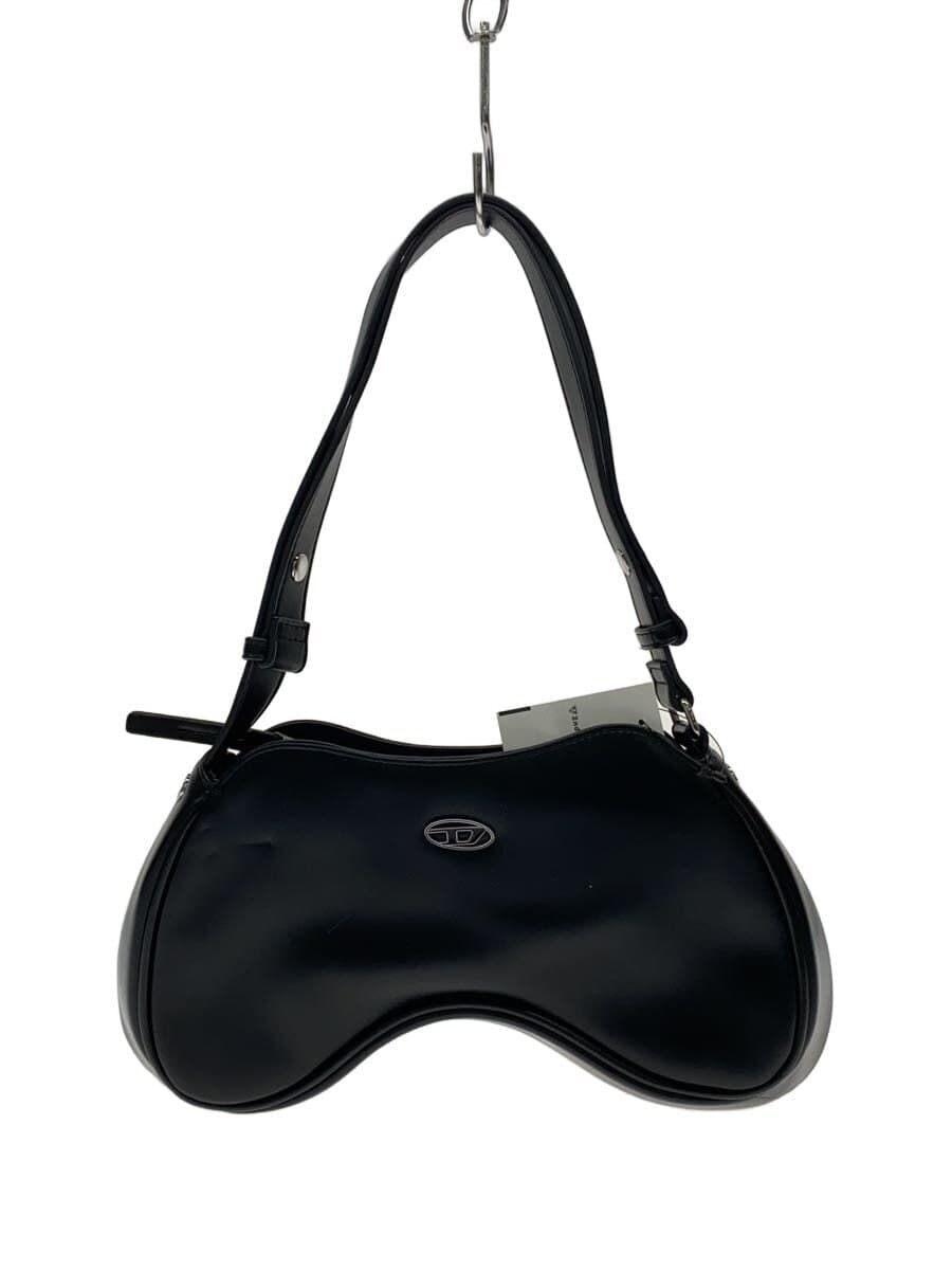 DIESEL Shoulder Bag Leather BLK x09100
