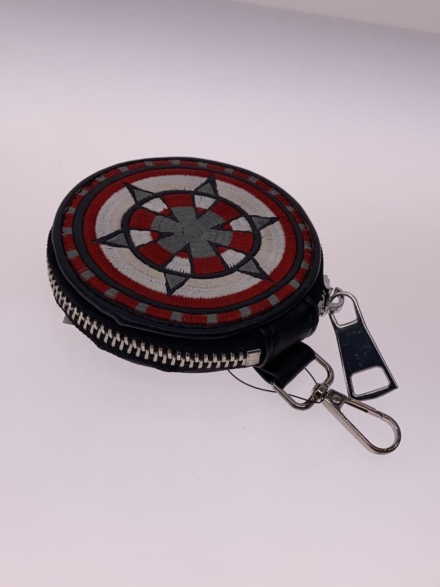Blackmeans Pouch Coin Case RED All Over Pattern 2