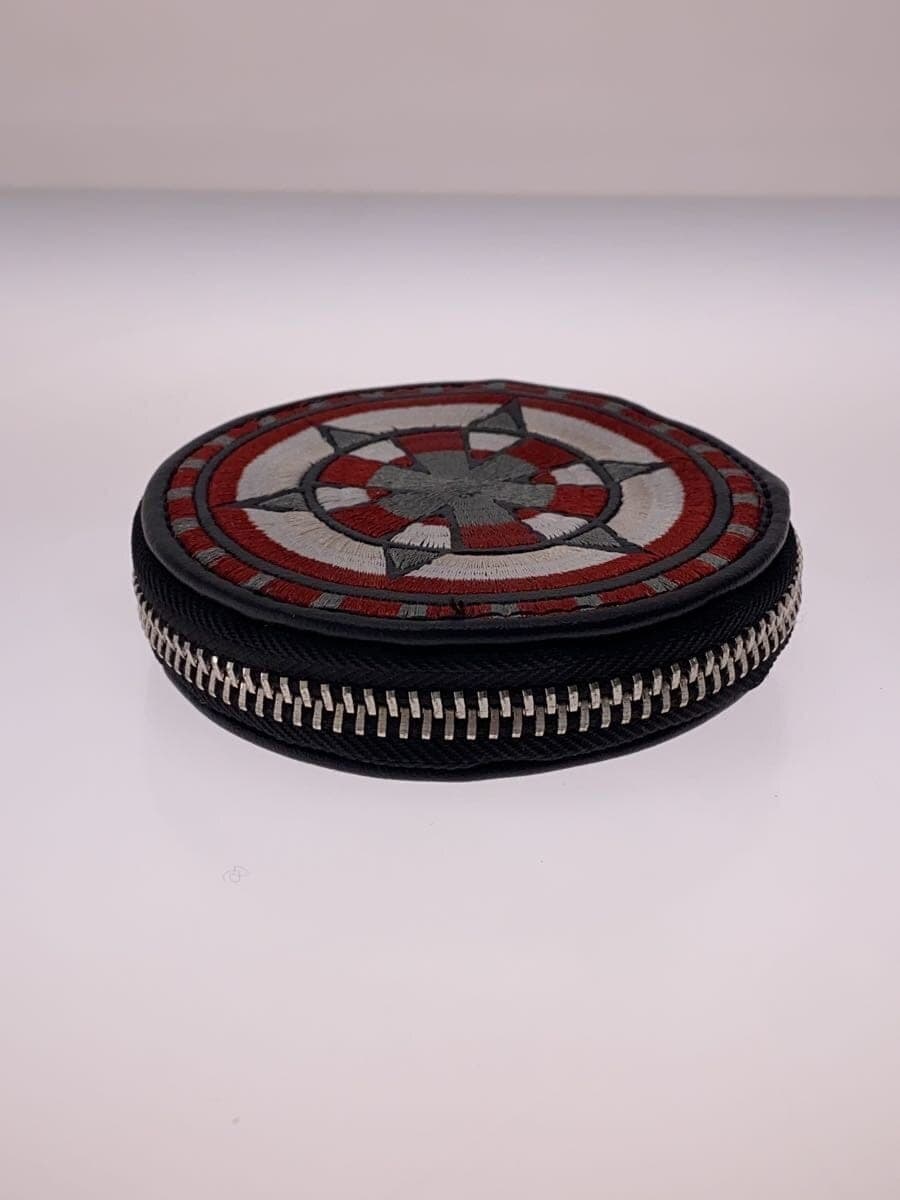 Blackmeans Pouch Coin Case RED All Over Pattern 4