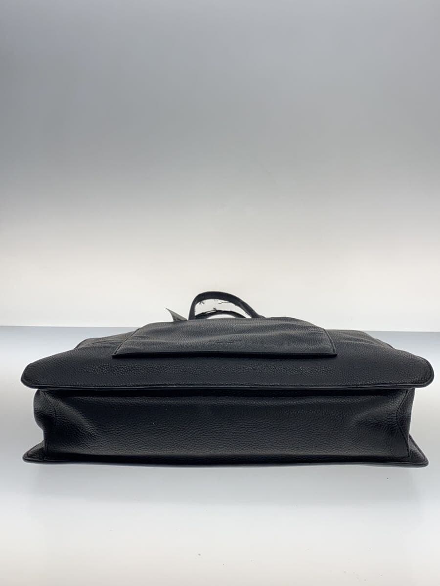 COACH Metro Polytan Soft Briefcase Leather BLK 4