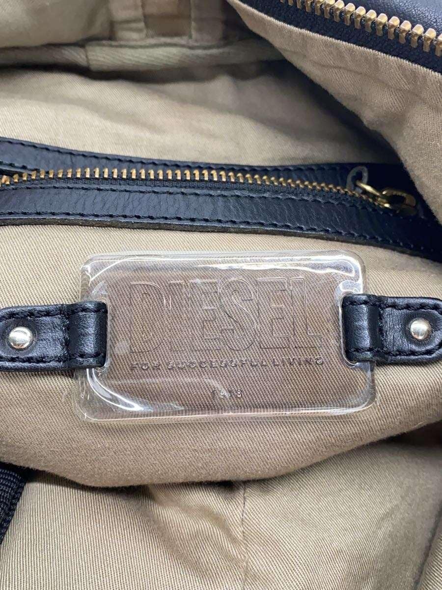 DIESEL Tote Bag Leather BLK 5